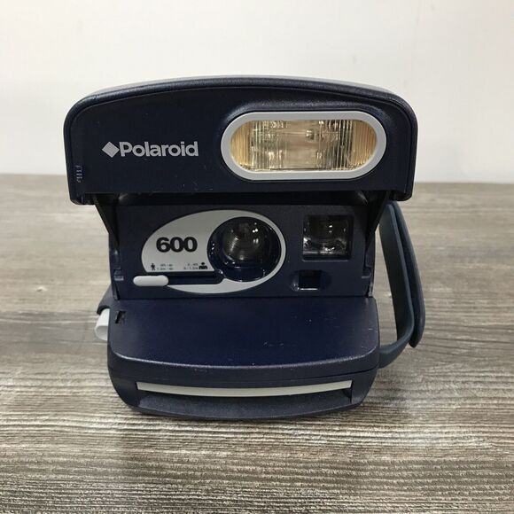 Polaroid 600 Instant Film Camera Vintage VTG 600 Blue - Picture 2 of 9